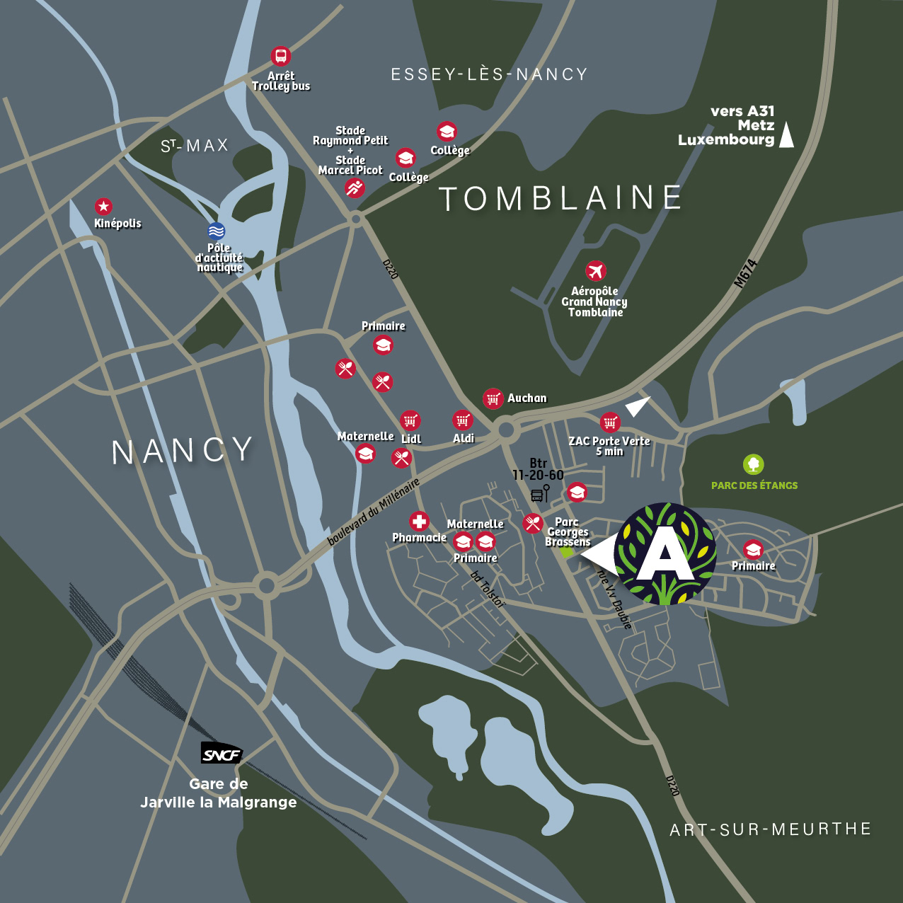 Cœur Acacia - Plan de situation